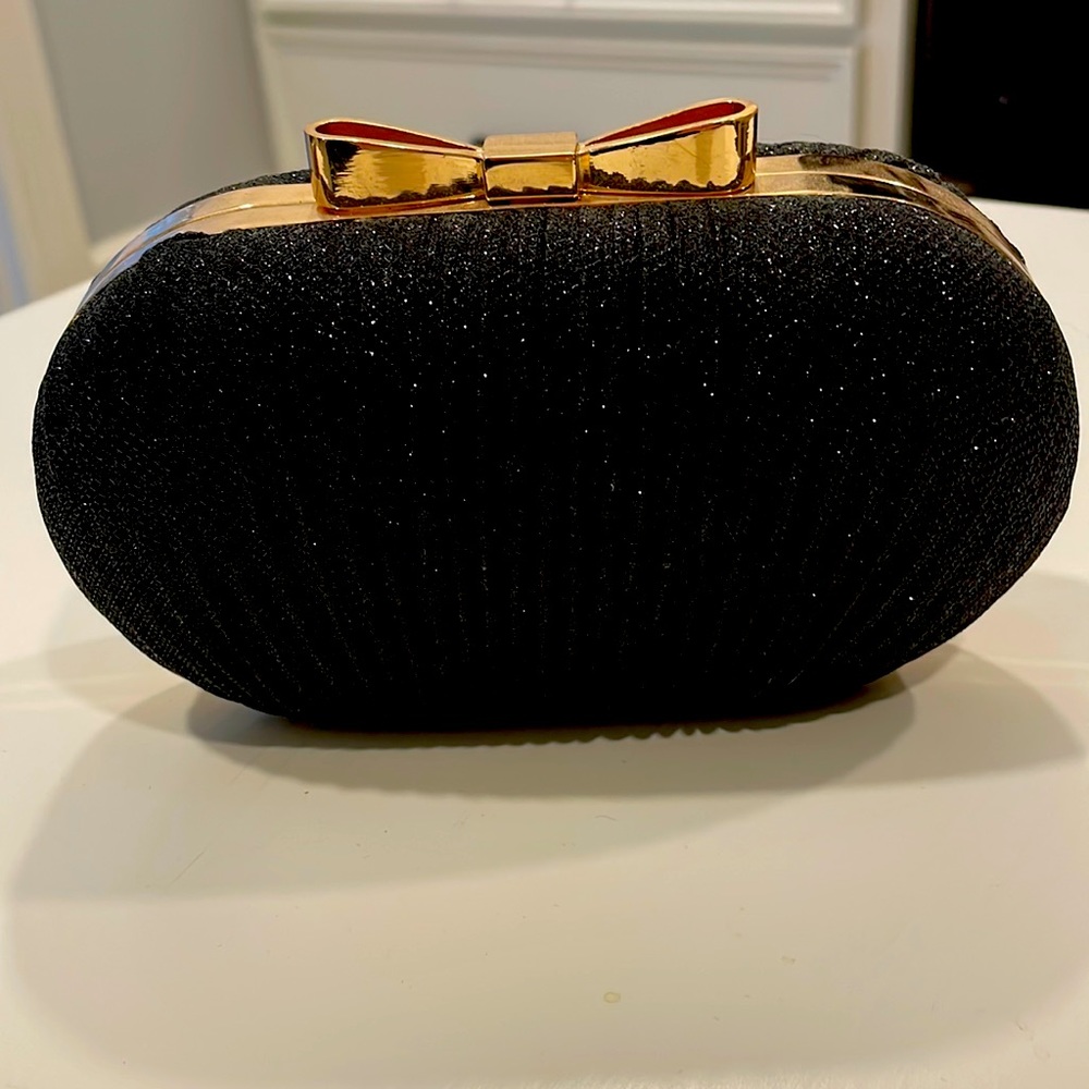 Lulu Townsend Black Evening Bag